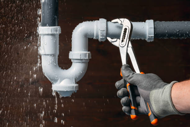 Professional Leak Detection technician working in Bowlus, MN